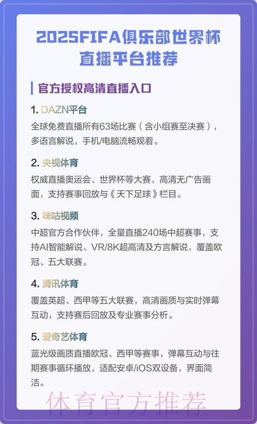 精选世界杯赛事直播平台推荐 精选世界杯赛事直播平台推荐