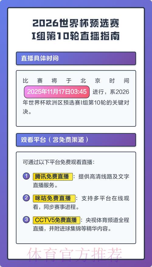 2026世界杯预选赛在哪看?直播平台汇总与收看指南 2026世界杯预选赛在哪看?直播平台汇总与收看指南